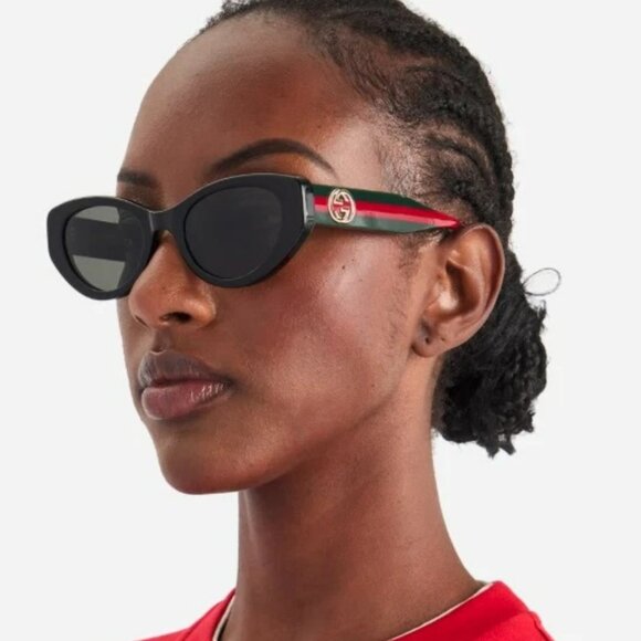 Gucci Women’s Sunglasses – Black Cat Eye | GG1862S 001 | NEW & AUTHENTIC - Picture 11 of 11